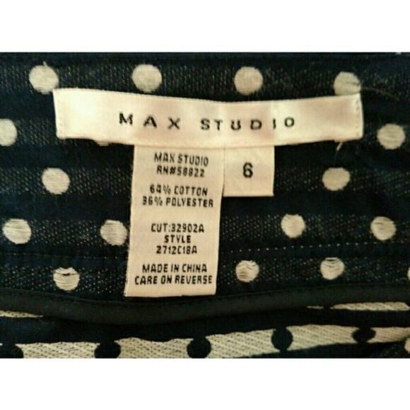Max Studio Polka Dot Skirt - Size 6 - GUC - Picture 4 of 5